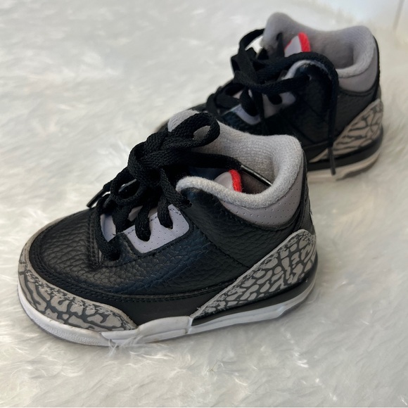 Jordan Other - Nike Air Jordan 3 Retro "Black Cement" Baby/Toddler Shoes size 5c